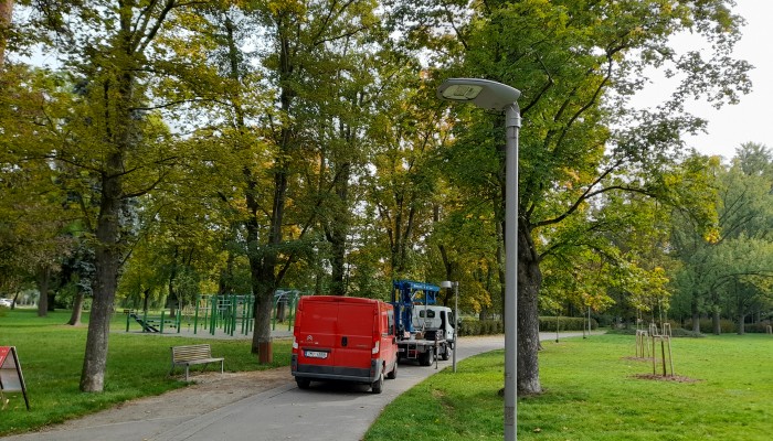 Rekonstrukce veřejného osvětlení v Kolářových sadech a okolí