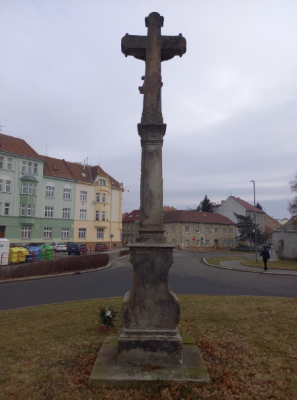 zadní strana kříže