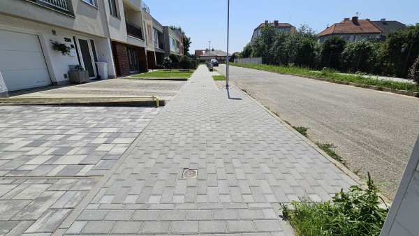 finální stav chodníku po opravě
