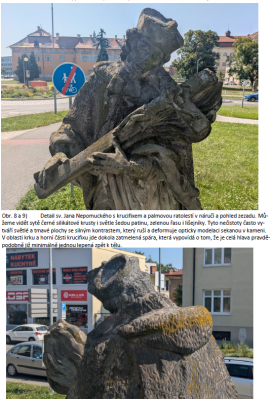 Restaurování sochy sv. Jana Nepomuckého