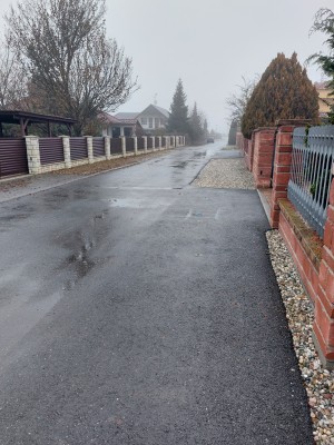 Osvětlení v ulici Jabloňová