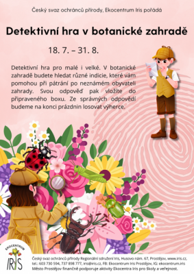 Detektivní hra v botanické zahradě