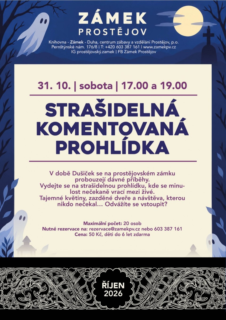 Strašidelná komentovaná prohlídka