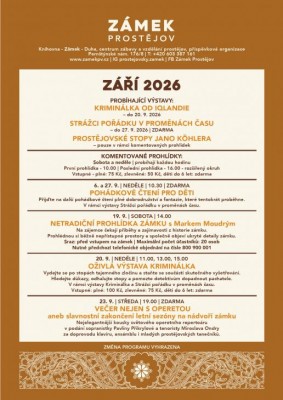 Akce v zámku - září 2026