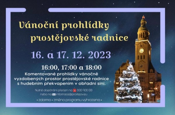 Vánoční prohlídky radnice