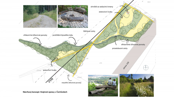 Krajinné úpravy v Čechůvkách