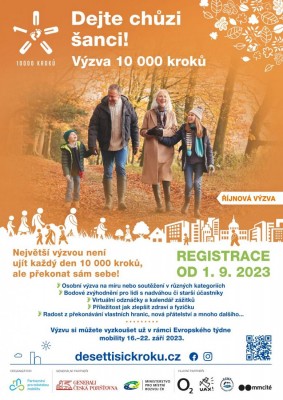 Dejte chůzi šanci - výzva 10 000 kroků je zpět!
