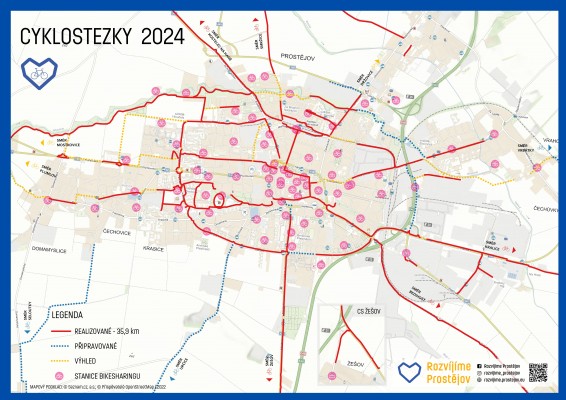 Aktualizovaná mapa cyklostezek je na světě!
