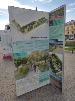 Plánované stavební akce - informační panely