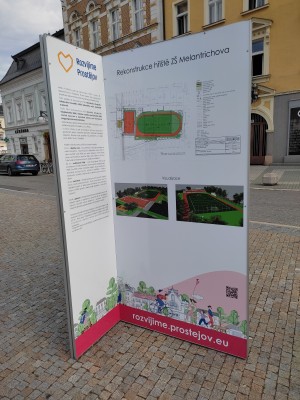 Plánované stavební akce - informační panely