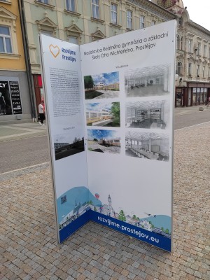 Plánované stavební akce - informační panely