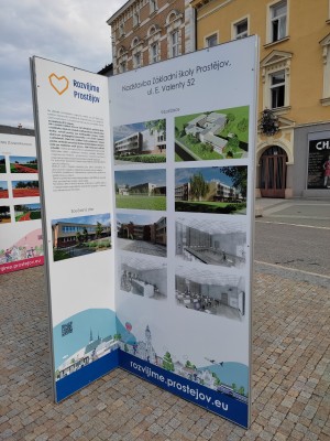 Plánované stavební akce - informační panely