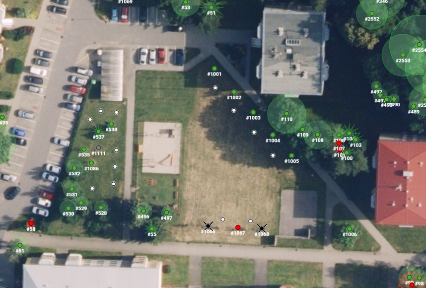 situace - nové stromy v lokalitě