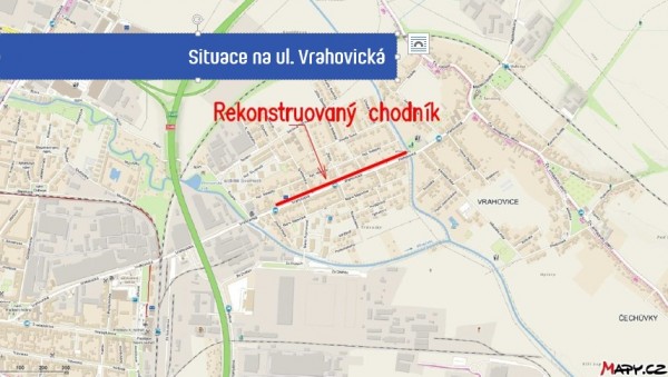 Realizace úprav chodníků do konce roku 2022