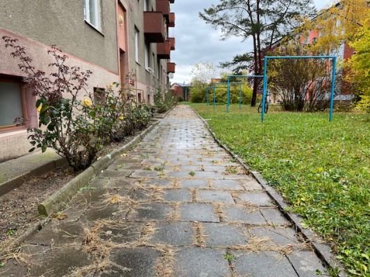 Oprava chodníků vnitrobloku Olomoucká 36 - 48
