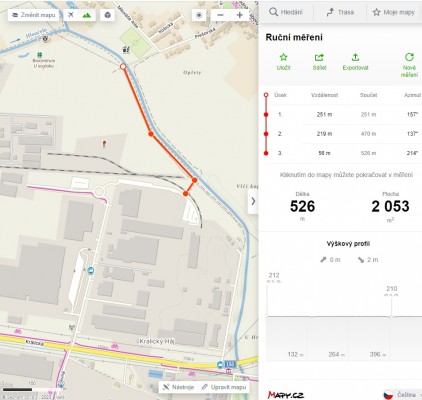 CS od vrahovického hřiště do Kralického háje