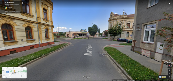 Příprava dopravního opatření ke zvýšení bezpečnosti chodců při přecházení silnice v Martinákově ulici v křižovatce s ulicí Pod Kosířem