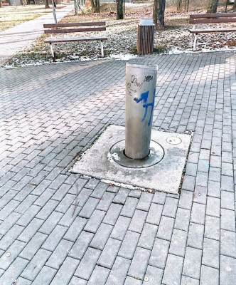 Oprava pítka na Dolní ulici