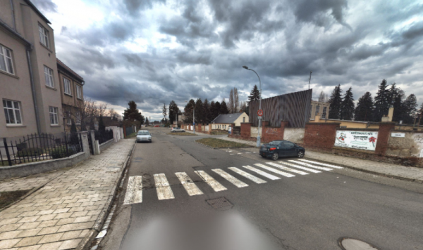 Pohled do ulice Lidická