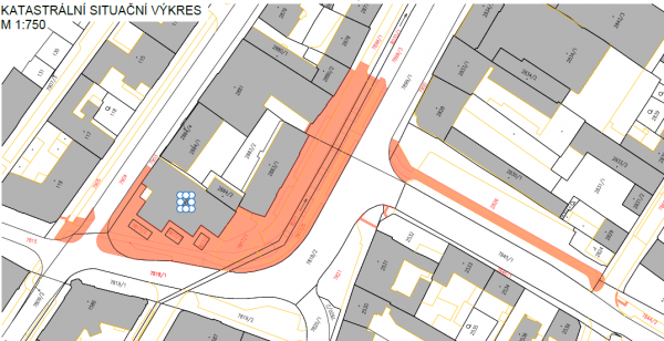 Katastrální situace celé CS