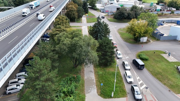 září 2025 - pohled z dronu