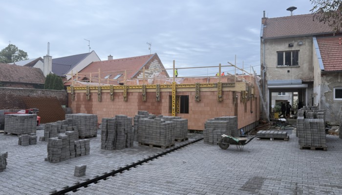 Přístavba hasičské zbrojnice v  Žešově
