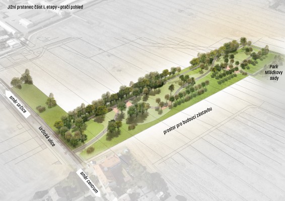 Ptačí pohled - část I. etapy