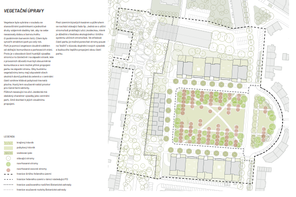studie - vegetační úpravy