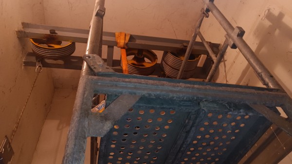 rekonstrukce výtahu - první dekáda září 2024