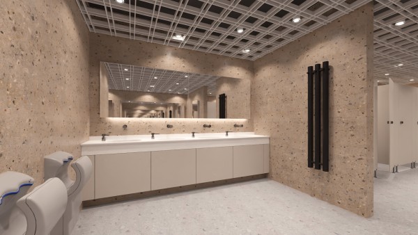 Toalety dámské - vizualizace