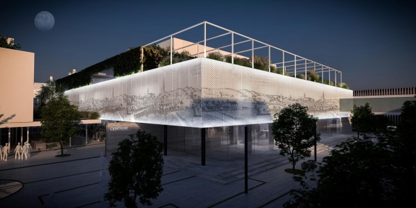 Vizualizace - noční exteriér