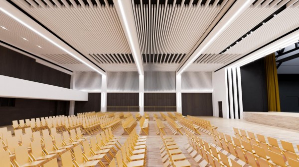 Vizualizace - hlavní sál