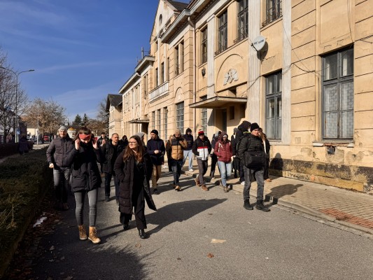 Návštěva studentů lokality Místního nádraží