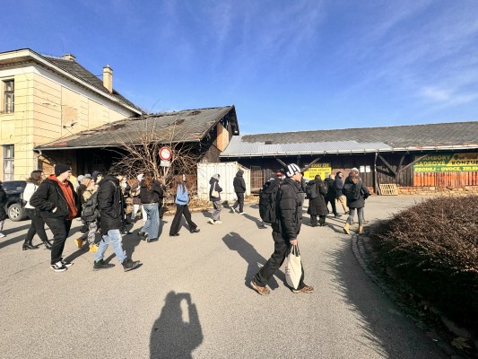 Návštěva studentů lokality Místního nádraží