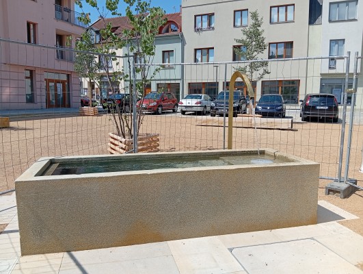 začátek července 2026 - správné seřízení proudu vody si vyžádalo určitý čas