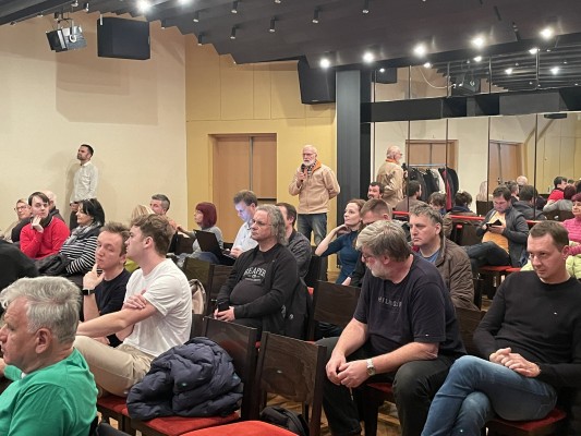 Foto z veřejného projednání studie - 8.2.2024