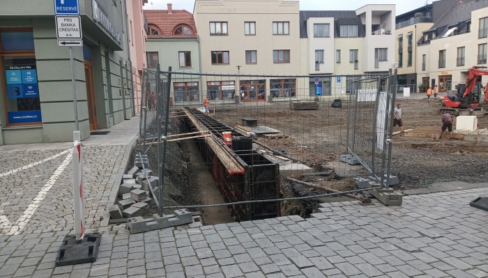 Nové náměstí Uprkova, Kostelní a Koželuhova
