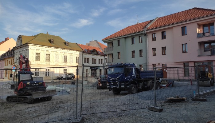 Nové náměstí Uprkova, Kostelní a Koželuhova