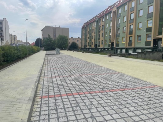 dokončení parkoviště