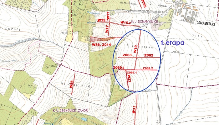 Protierozní opatření - Čechovice - Záhoří