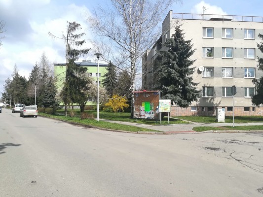 Pohled na sídliště od ulice Vrahovická
