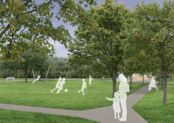 Vizualizace nového řešení - volná plocha pro hry