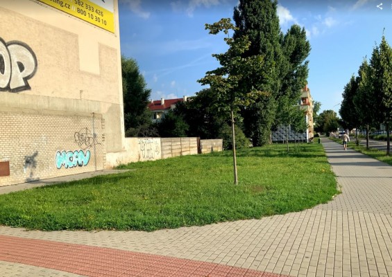 plocha určená pro úpravy