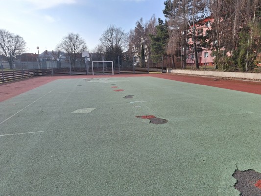 stávající stav sportovního areálu