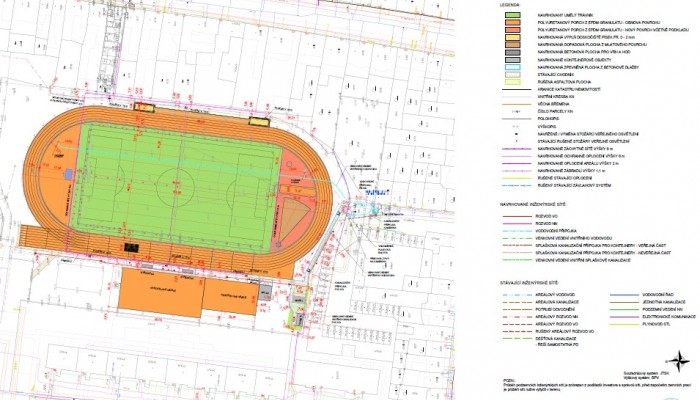 Rekonstrukce sportovního areálu RG a ZŠ Otto Wichterleho