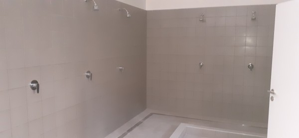 Dokončení šatny hostů (srpen 2022)