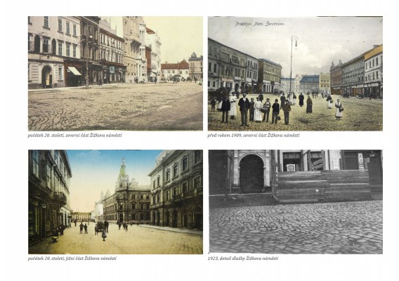 Žižkovo náměstí - historické foto