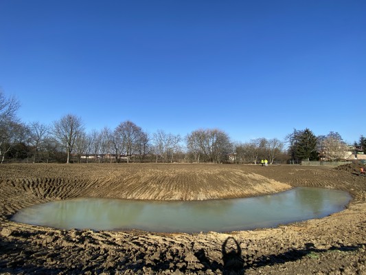 Výsledný tvar tůně