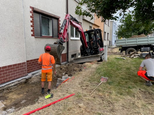 průběh rekonstrukce - druhá dekáda července 2023