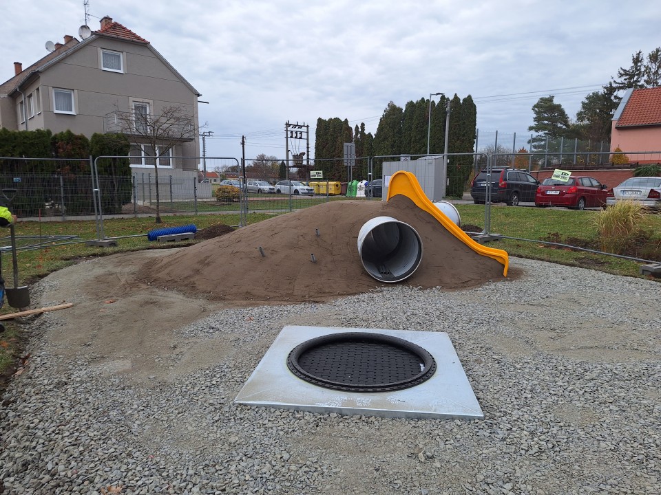 Příprava Zábavného hřiště s 3D prvky ve Vrahovicích
